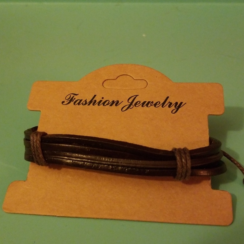 NEW Brown Leather Bracelet